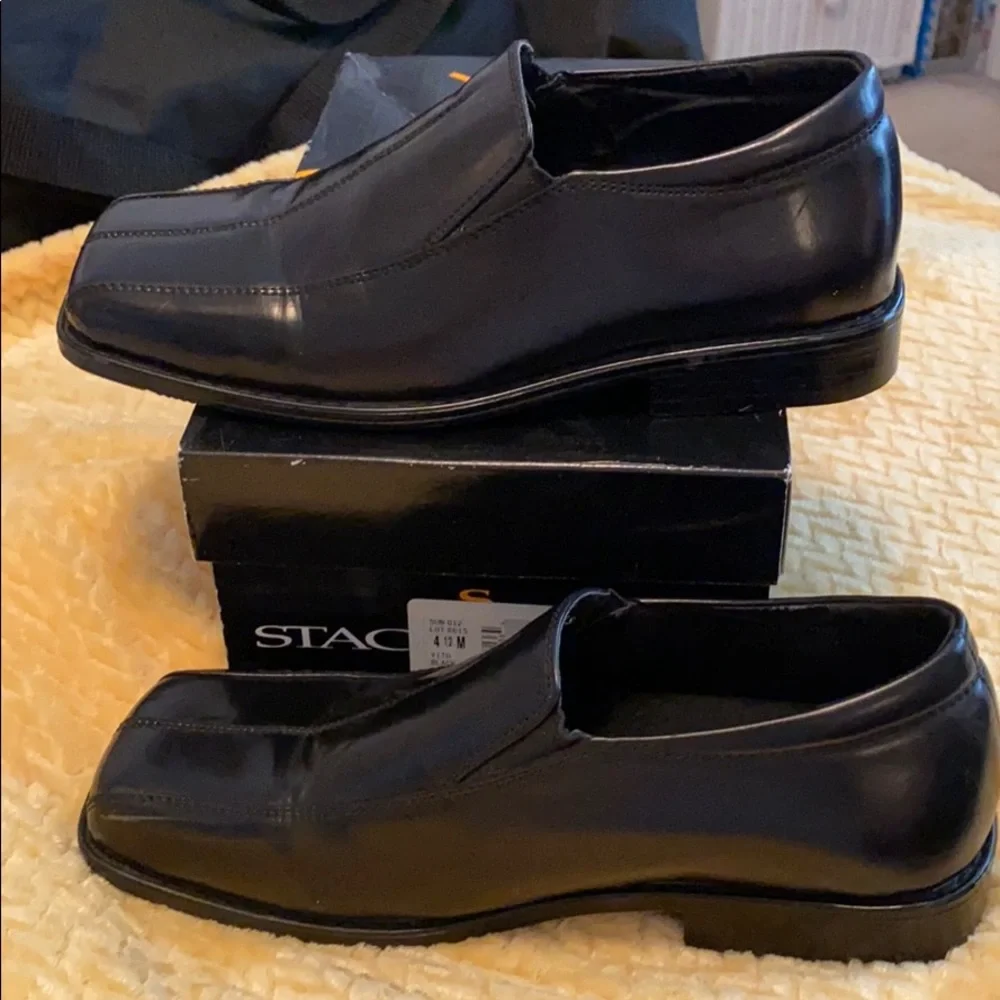 Stacy Adams Men’s Black Slip On Dress Shoes